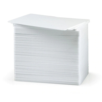 0.76mm Plain White CR80 Cards (100 Pack)